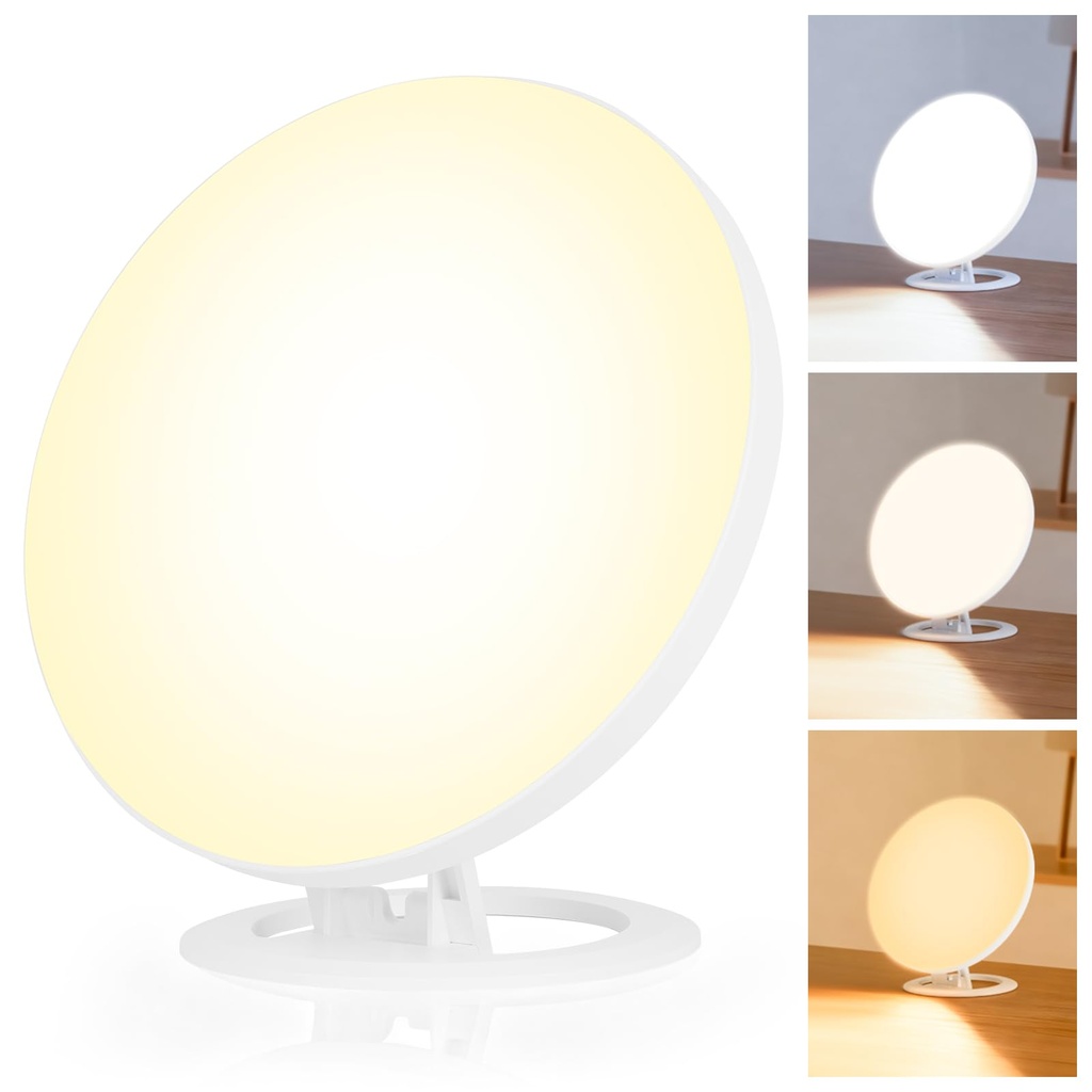 AOOWU SAD Lamp for Seasonal Affective Disorder, 30,000 Lux Light Therapy Lamp with 3 Color 