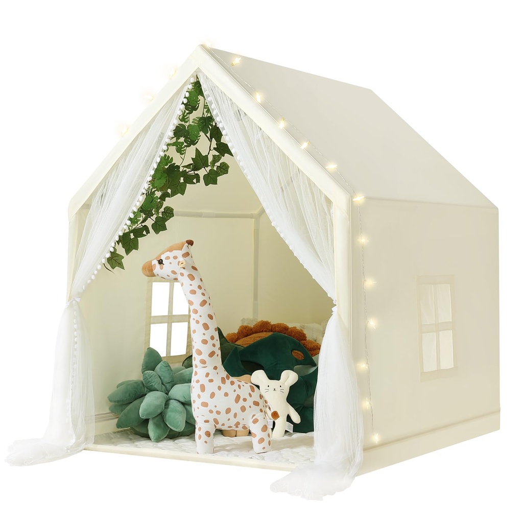 Wilwolfer Kids Tent Indoor: Kid Play Tent - Large Play House Indoor & Outdoor for Toddlers