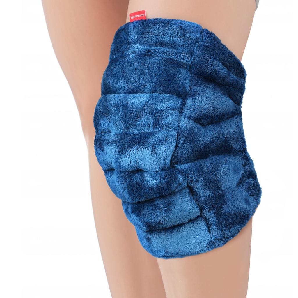 Comfytemp Microwave Heat Pad for Knee Discomfort, Microwavable Heated Knee Wrap for Muscle 