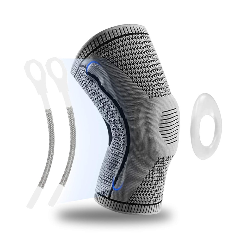 GIRYES Knee Support for Men/Women,Knee Brace Compression Sleeve with Patella Gel Pad & Side