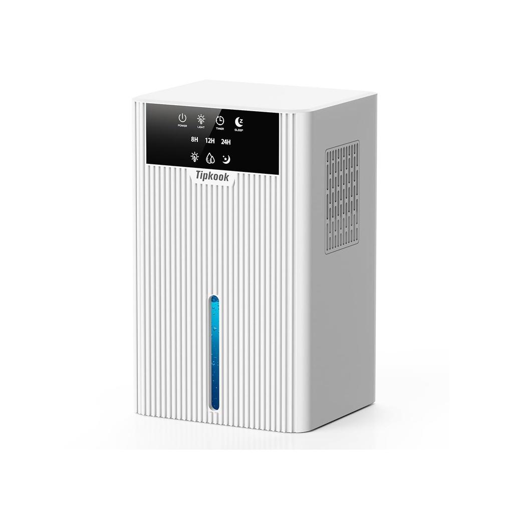 Tipkook 2400 ML Dehumidifier, Dehumidifiers for Bedroom with 24H Timer, 3 Modes