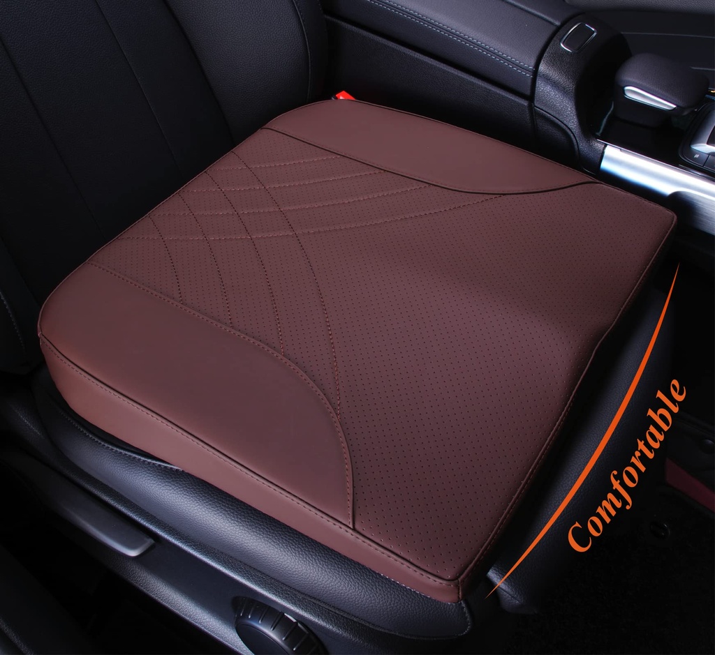 kingphenix Premium Car Seat Cushion, Memory Foam Driver Seat Cushion to Improve Driving Vie