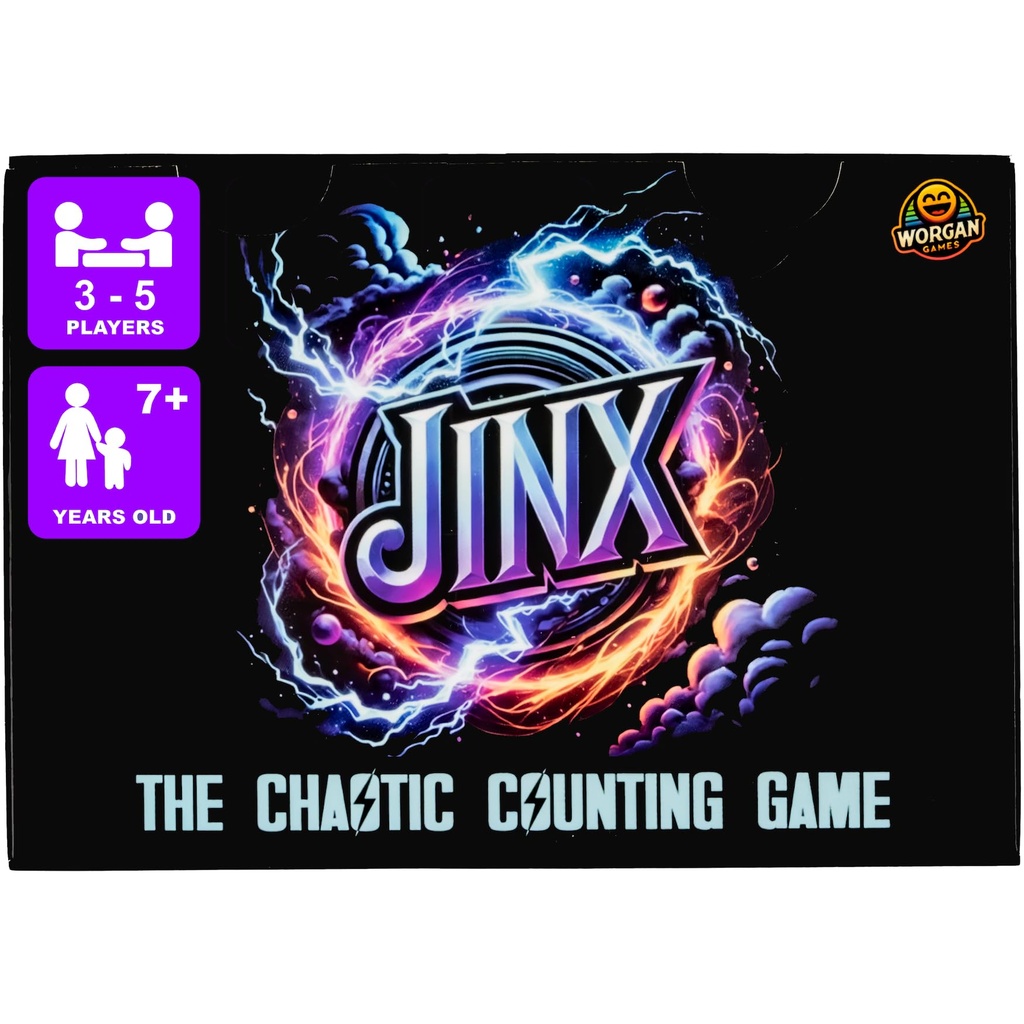 Worgan Games JINX - Fast-Paced Card Game for Family & Friends | Easy to Learn, Quick to Pla