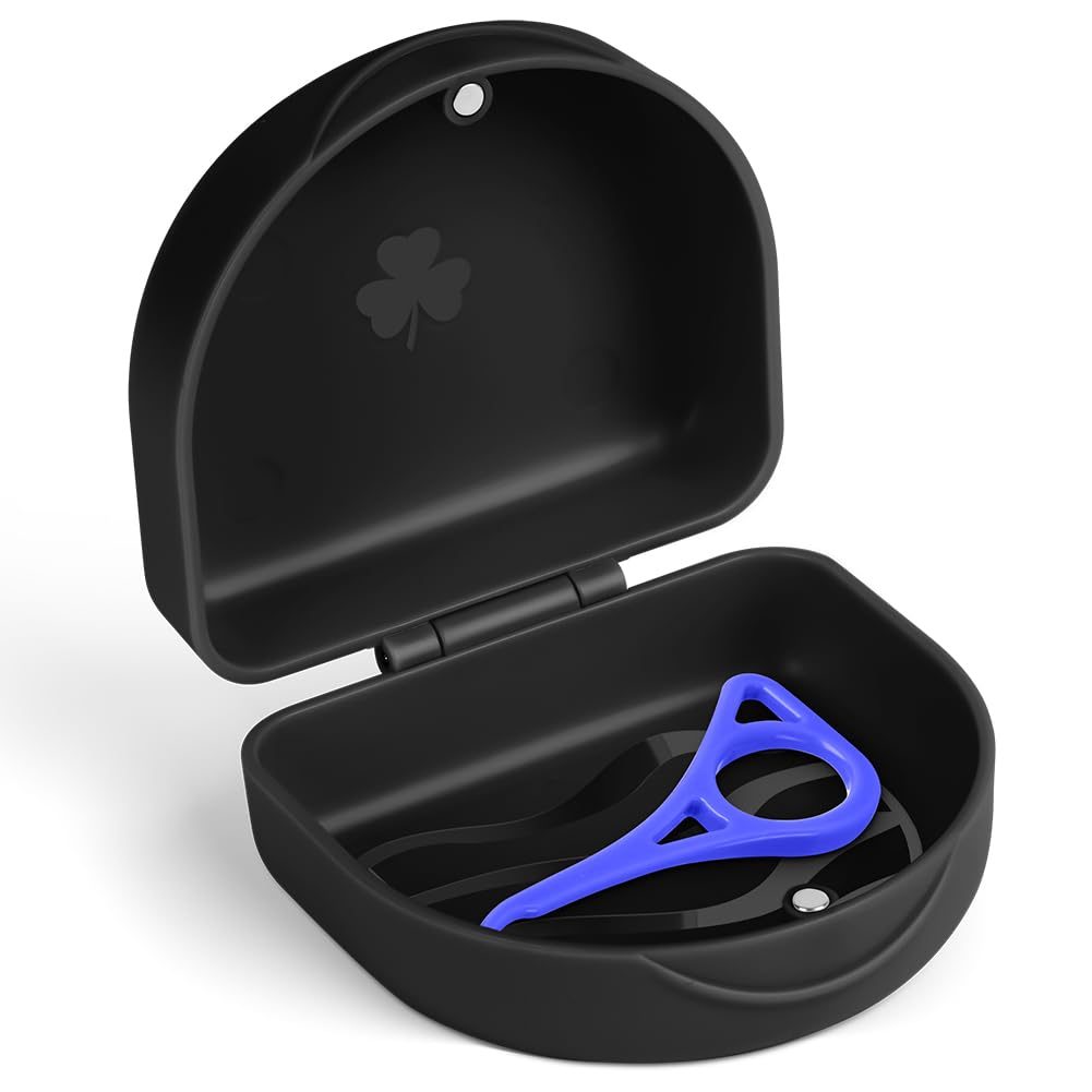 OFFCUP Retainer Case, Slim Aligner Cases for Invisalign, Orthodontic Denture Box with Align