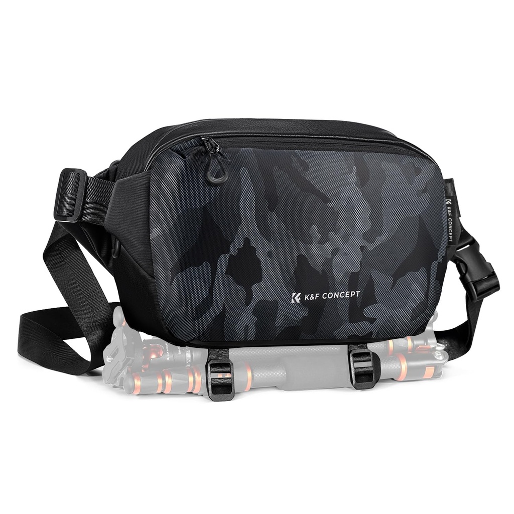 K&F CONCEPT 2 in 1 Sling Bag Everyday Shoulder Bag & Multifunction Photography Crossbody 