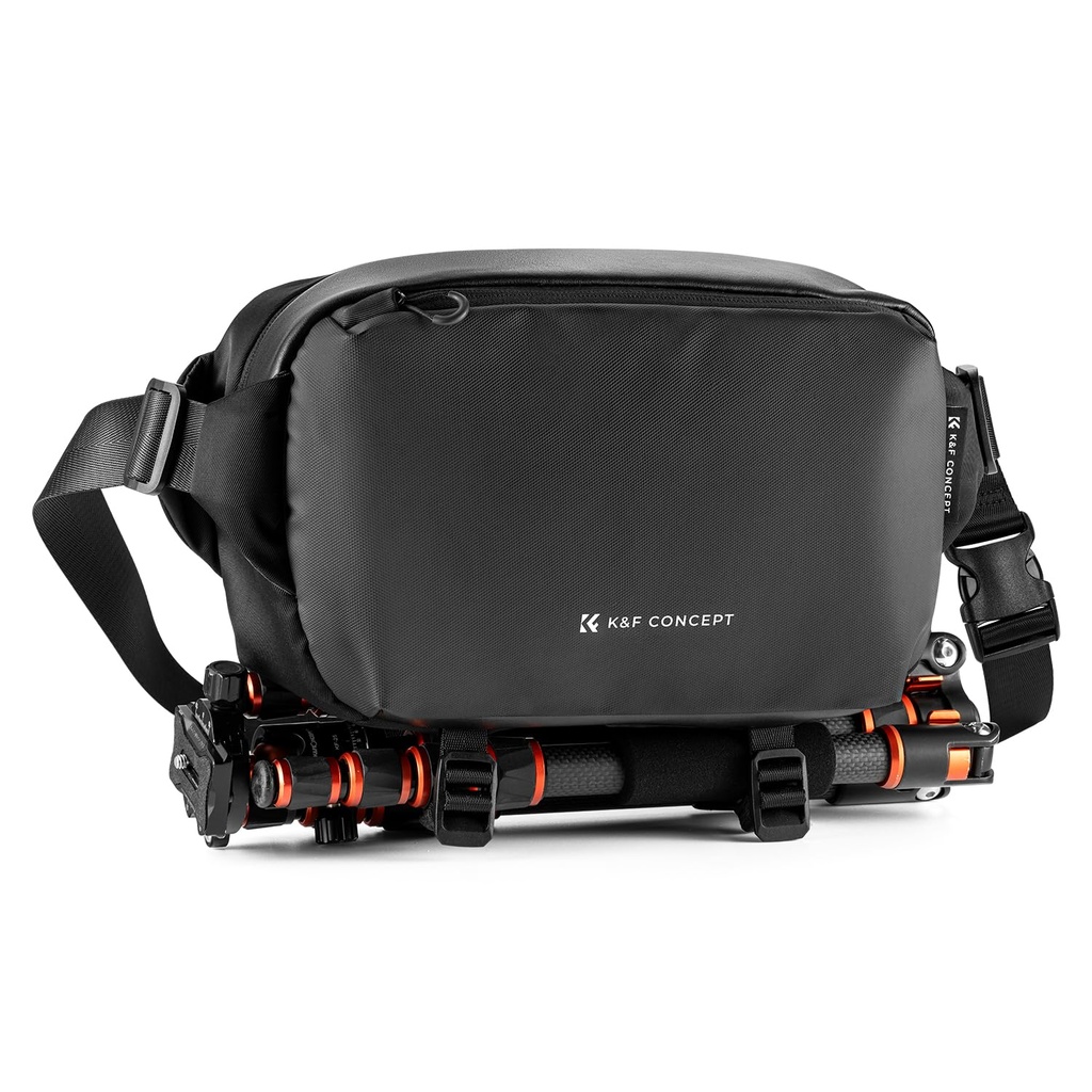K&F Concept Camera Sling Bag, Camera Bag for DSLR and Lenses, Single Shoulder Camera Case 