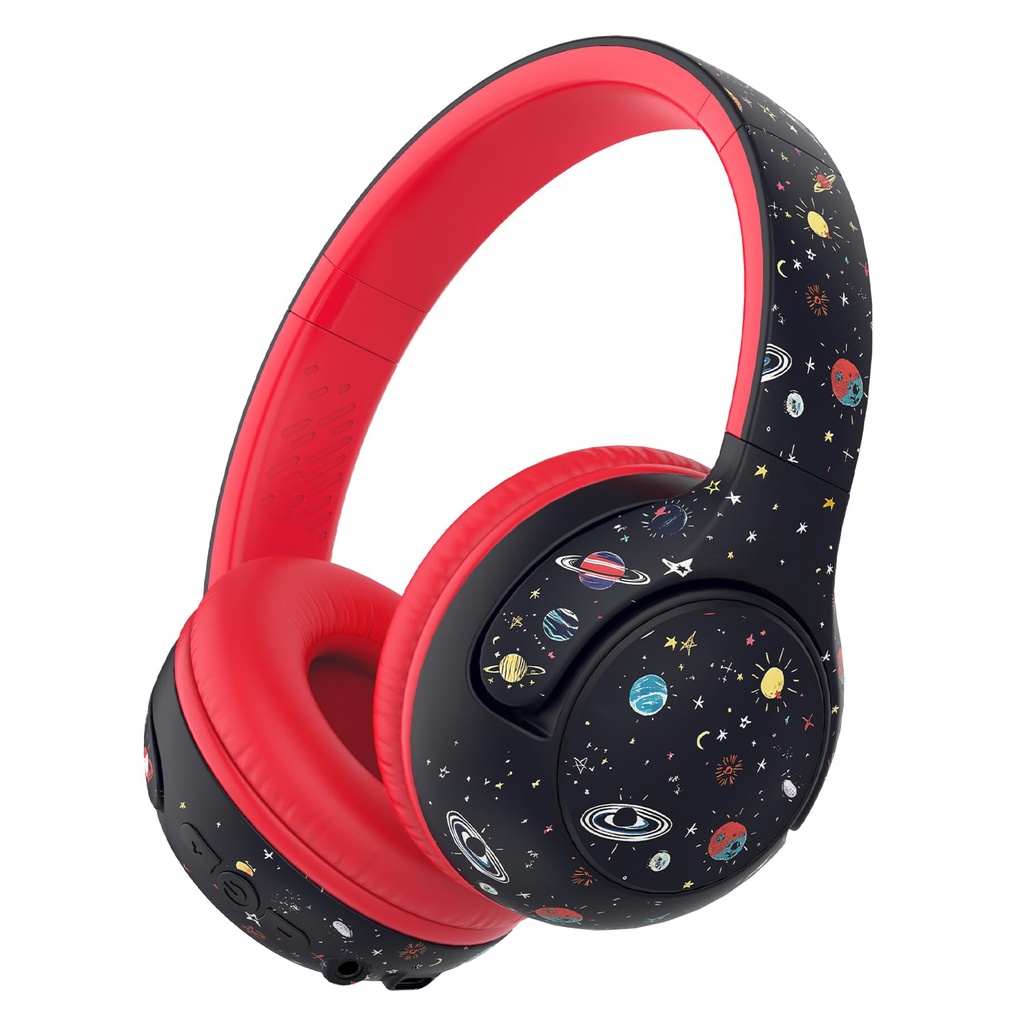 iClever BTH27 Toddler Headphones for 2+ Year Old-CPC Certified, 75/80dBA Safe Volume Limited