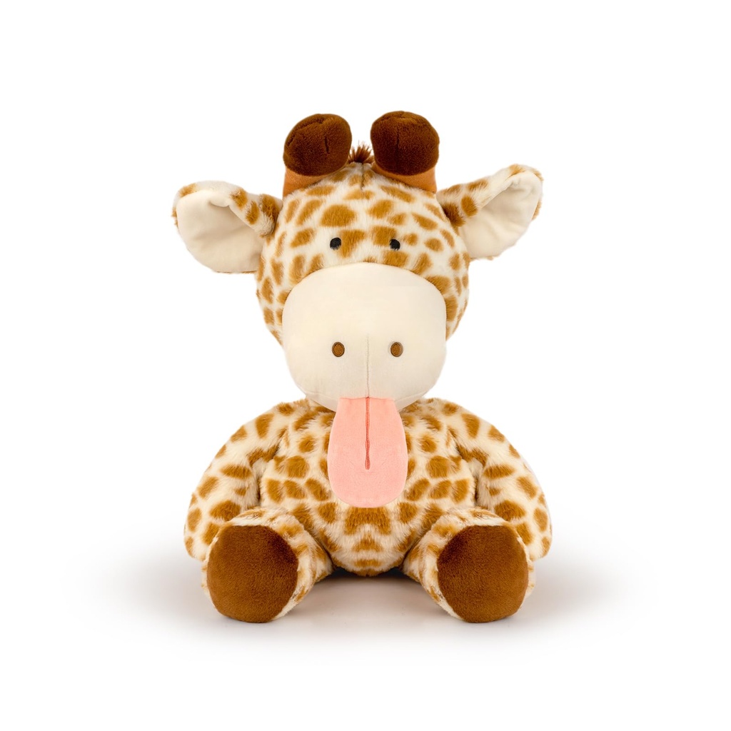 Wanwu World Baby Giraffe Plushie with Telescopic Neck Stuffed Animal Soft Toy Ideal for Chri