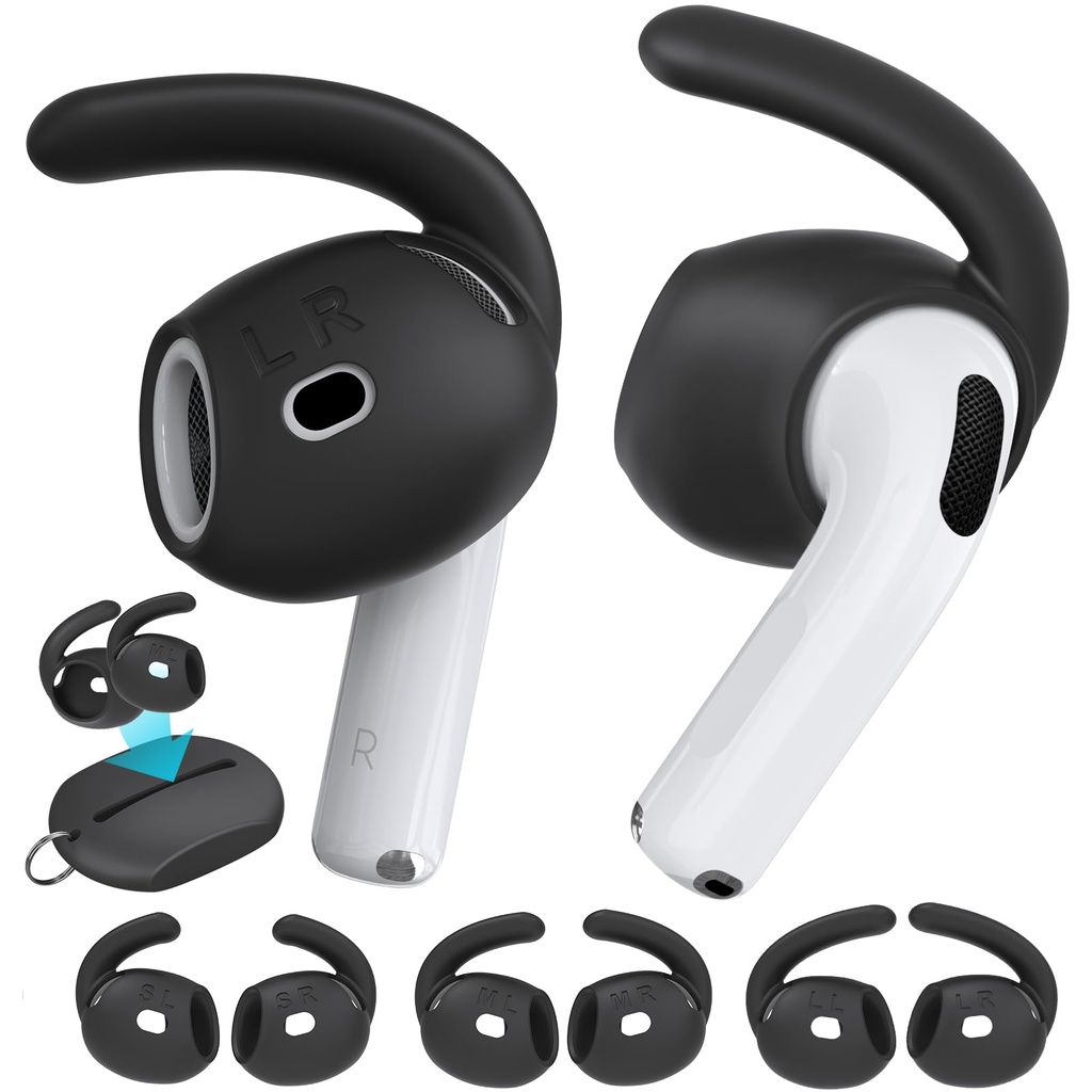 AhaStyle AirPods Pro 2 Ear HooksÃ’Ã‡Ã‰Added Storage PouchÃ’Ã‡Ã¦4 Pairs Anti-Slip Ear Covers