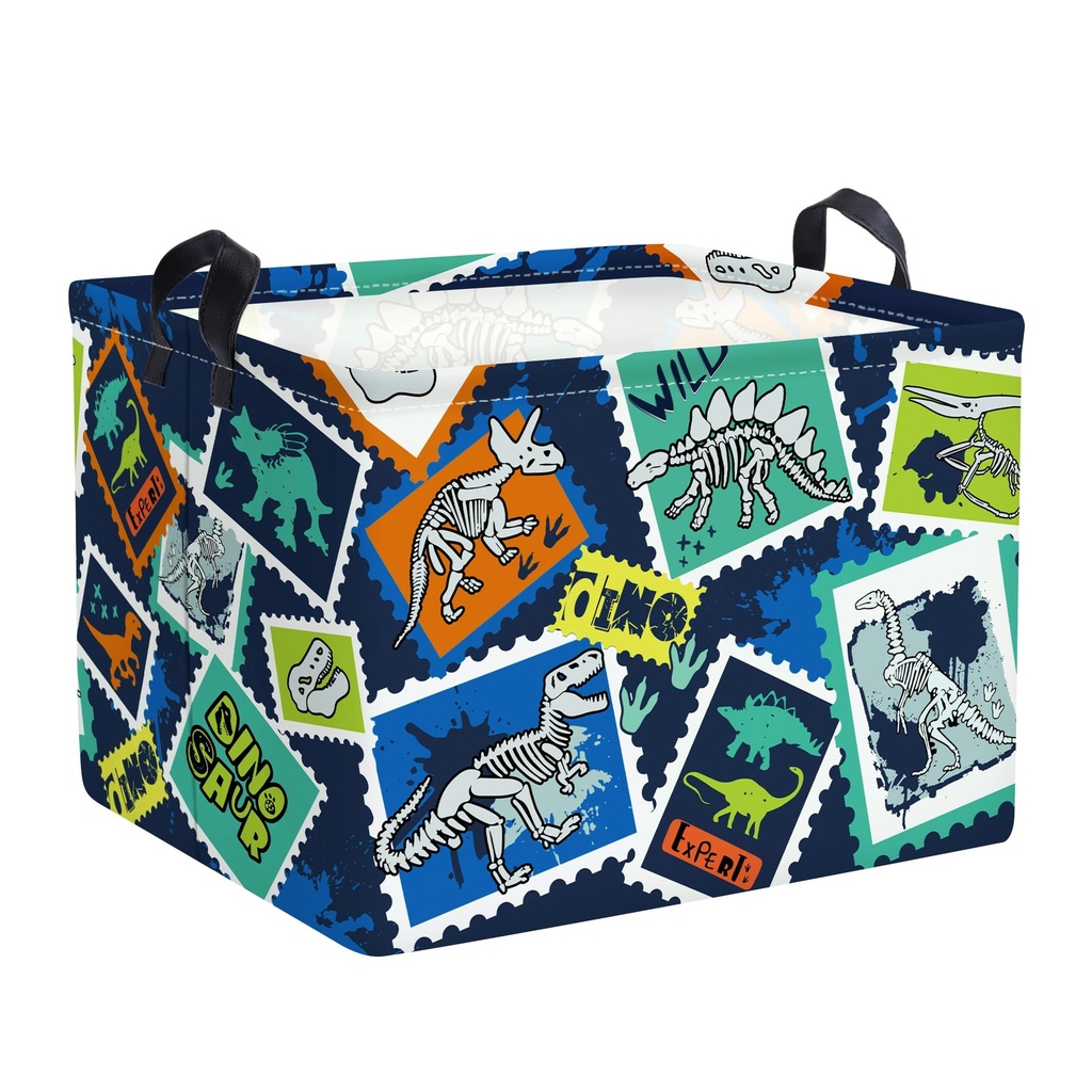 HUUMONSS Cute Dinosaur Storage Basket for Parents Organizing Kids Toys Clothes Large Dragon