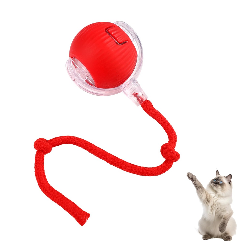 BTFO Chewie Ball for Dogs, Interactive Cat Ball Toy Smart Rolling Ball Chewie Doggie Ball Sm
