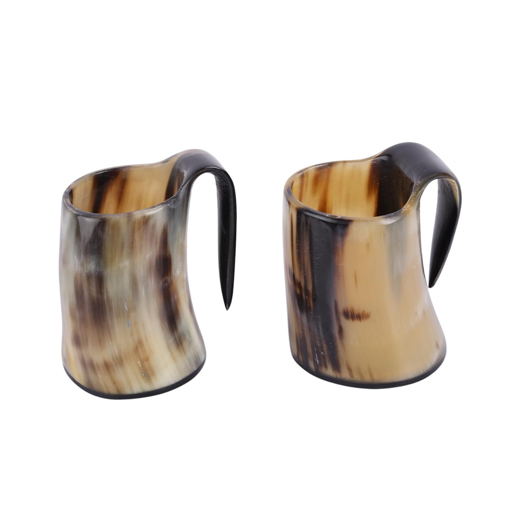 Handicrafts Home Whiskey Shot Glasses Real Horn Mug Cup Ale Beer Wine Glass Goblet 