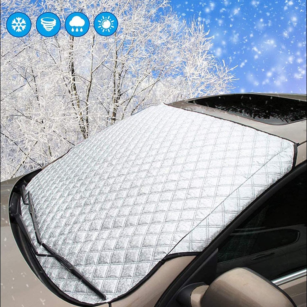 Car Windscreen Cover Sunshades, SMALUCK Car Windshield Cover Sun Shade UV Protective Front
