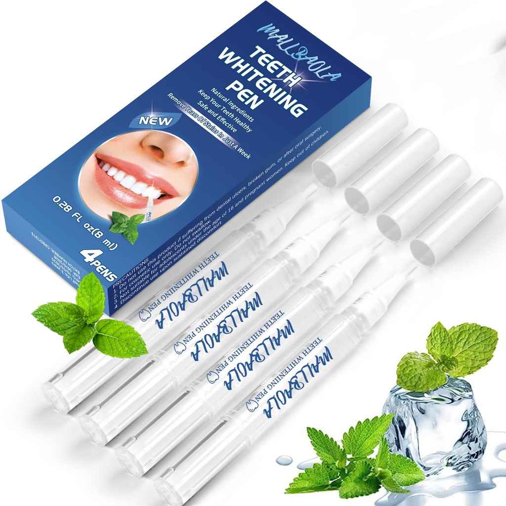 Teeth Whitening Gel Kit, Teeth Whitening Pen Kit, Tooth Whitener, Tooth Whiter Pen for Bright teeth