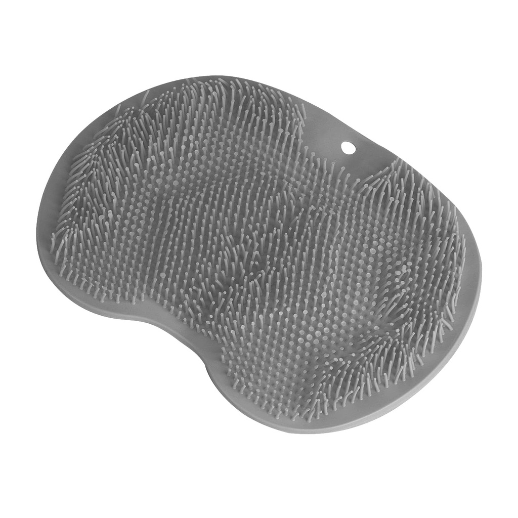 Foot Scrubber Cleaner Massager, Shower Mat, Bath Feet & Toe Brush Pad with Non-Slip Suction