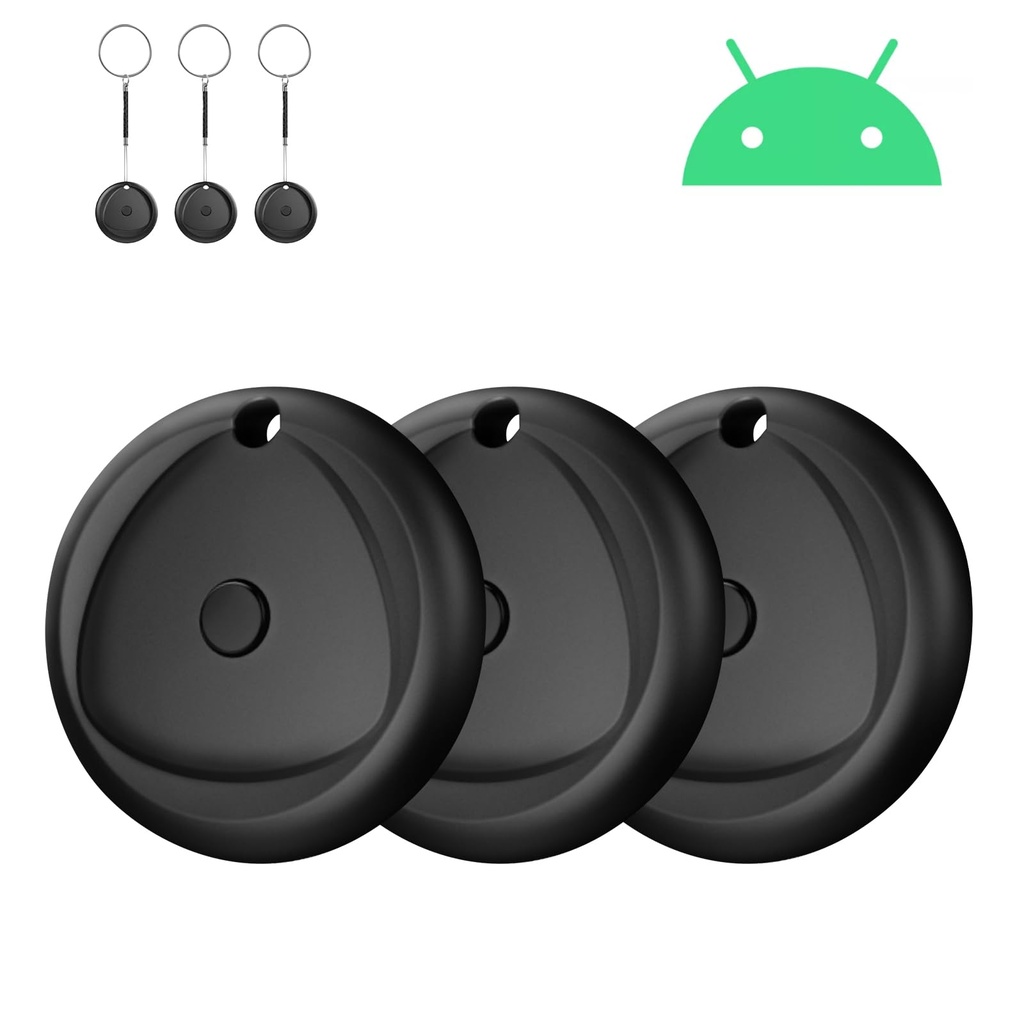 Android Tarcker Tags Work with Find Hub App, Keys Finder Smart Tag with 80dB Alarm Volume