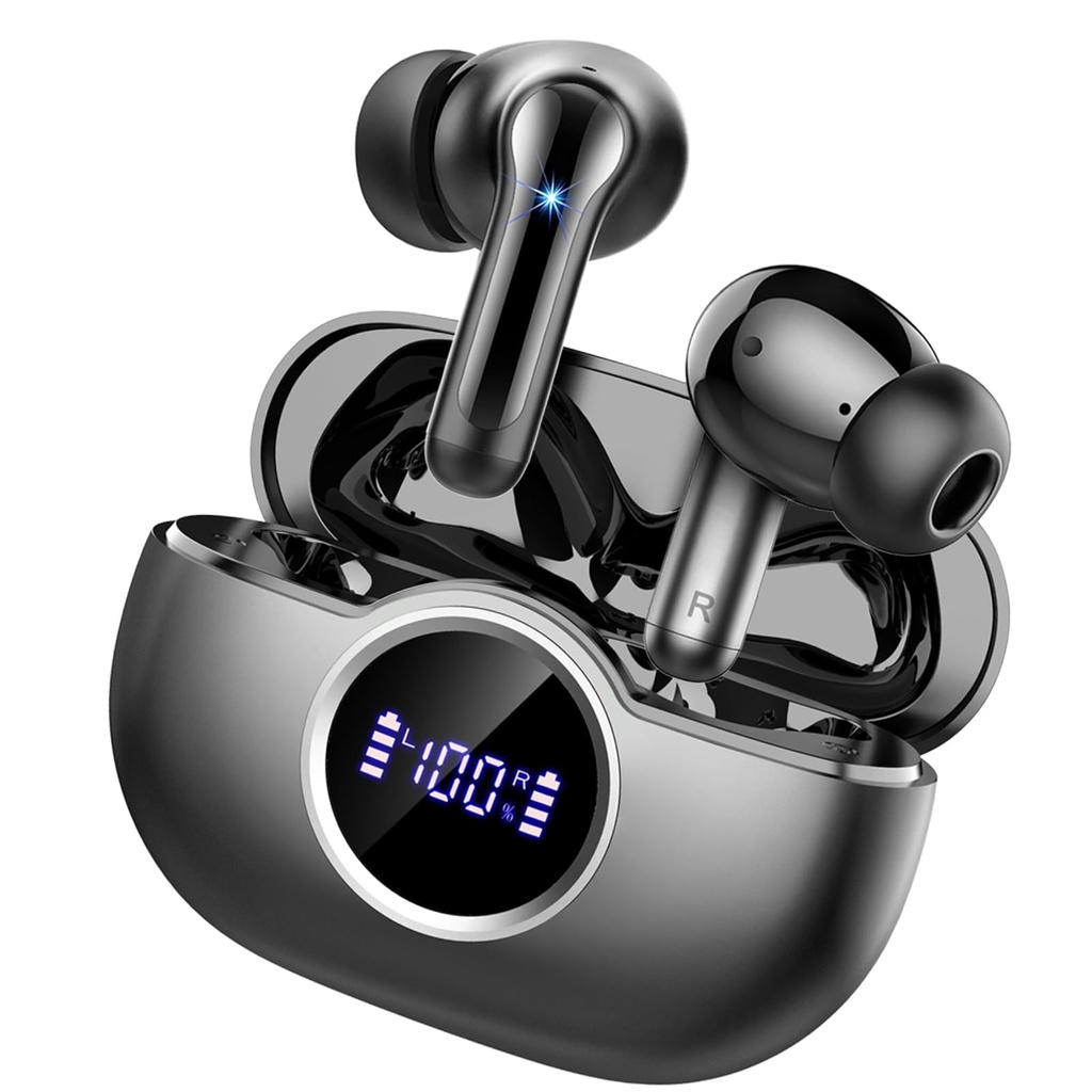 Wireless Earbuds, 2026 New Bluetooth 5.4 Headphones in Ear with 4 ENC Ear Buds, Wireless