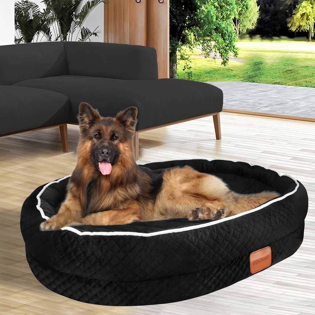 Egg-Shaped Memory Foam Dog Bed,an Orthopedic Dog Sofa Suitable for Small and Medium-Sized D