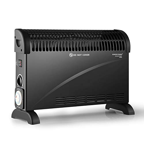 DONYER POWER Convector Radiator Heater 2000W Room Heating with Adjustable Thermostat