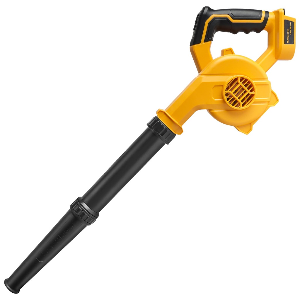 Powarobor Cordless Air Leaf Blower for Dewalt 18V Battery, Electric Jobsite Air Blower 
