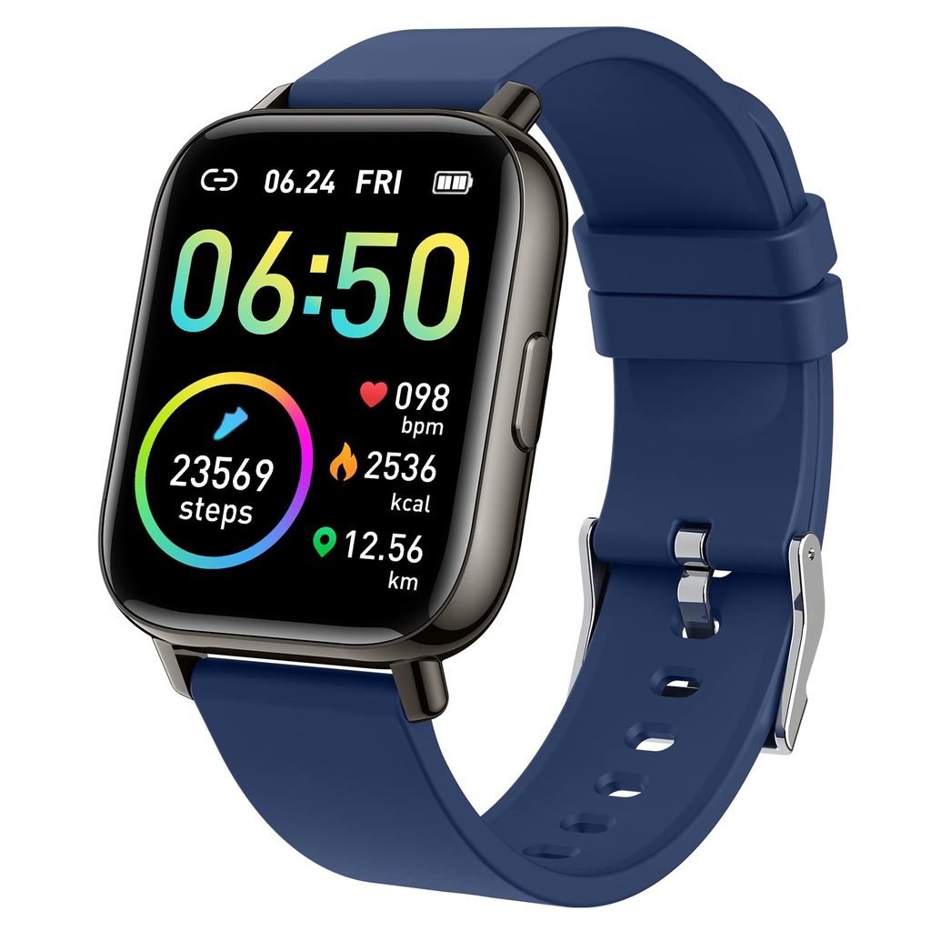 Smart Watch, Fitness Tracker 1.69" Touch Screen Fitness Watch with Heart Rate Sleep Monitor