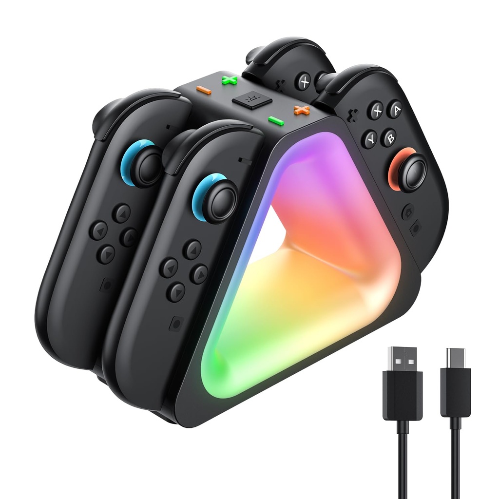 JORREP Charging Dock for Ninetendo Switch 2,Charger Dock for Nintendo Switch 2 Joy con with