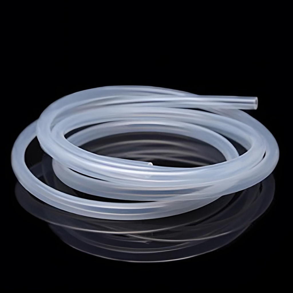 Silicone Tube, 3 Meter Long Food Grade Flexible Silicone Hose, 6 mm ID x 9 mm OD Translucent