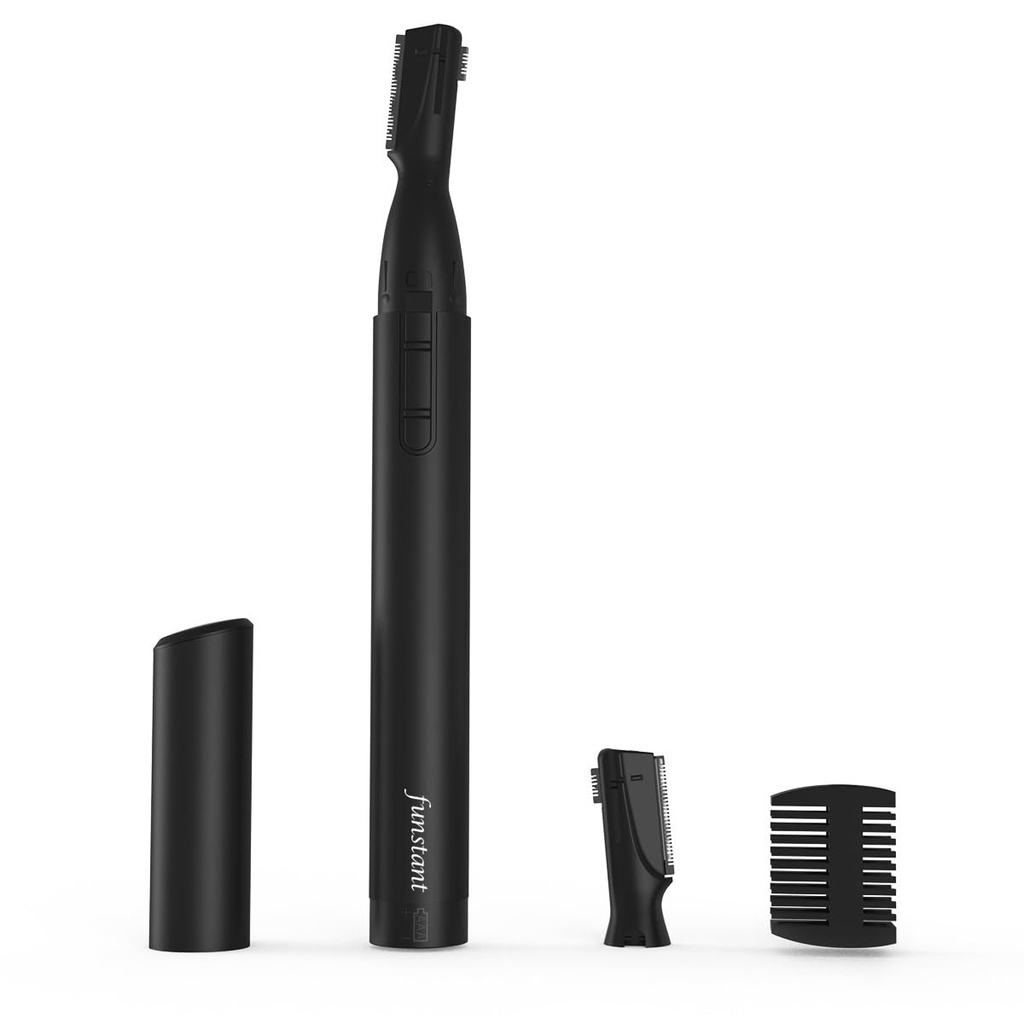 Upgraded Funstant Eyebrow Trimmer for Men, Precision Facial Grooming Tool, Battery-Operated