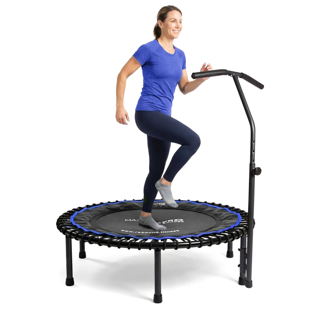 Maximus Pro Bungee Rebounder with T Bar Handle | Stronger Quieter & Softer Bounce | 40'' Mi