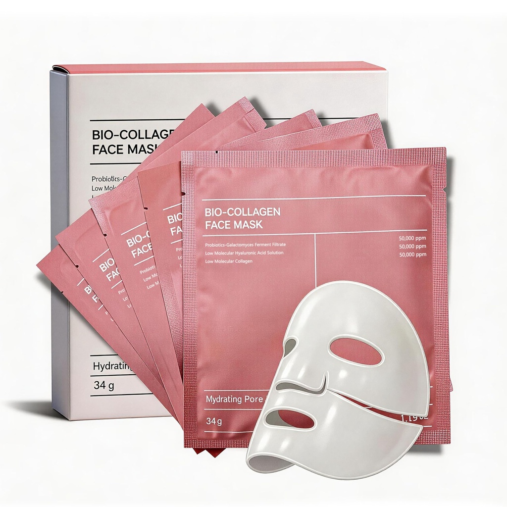 Bio Collagen Mask, Hydrogel Overnight Masks - Deep for Radiant Glass Skin Glow