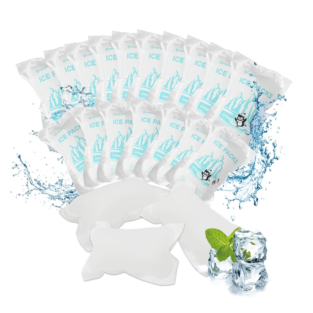 Shipping Cold Packs Ice Pack Sheets for Coolers Shipping Frozen Food Reusable, Freezer Pack