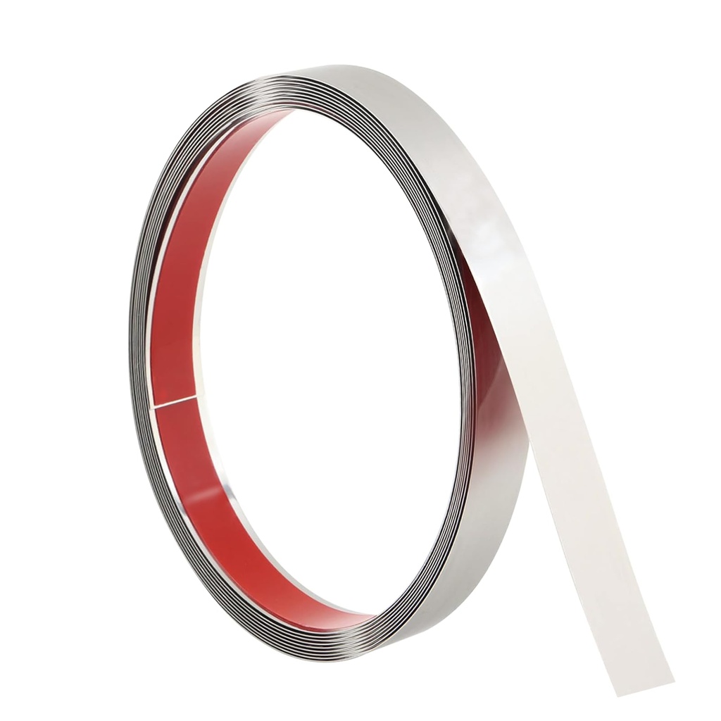 Xgvzs 1PCS Stainless Steel Wall Molding Trim Brushed Metal Trim Peel and Stick Molding Trims