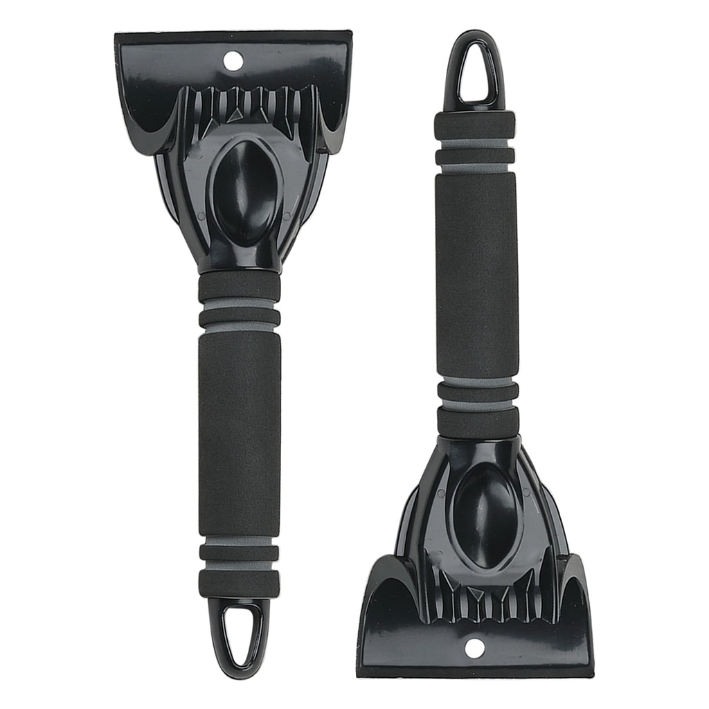 Ragyzity 2pcs Ice Scraper for Car Windshield & Windows, Long Handled Car Ice Scraper Anti-S