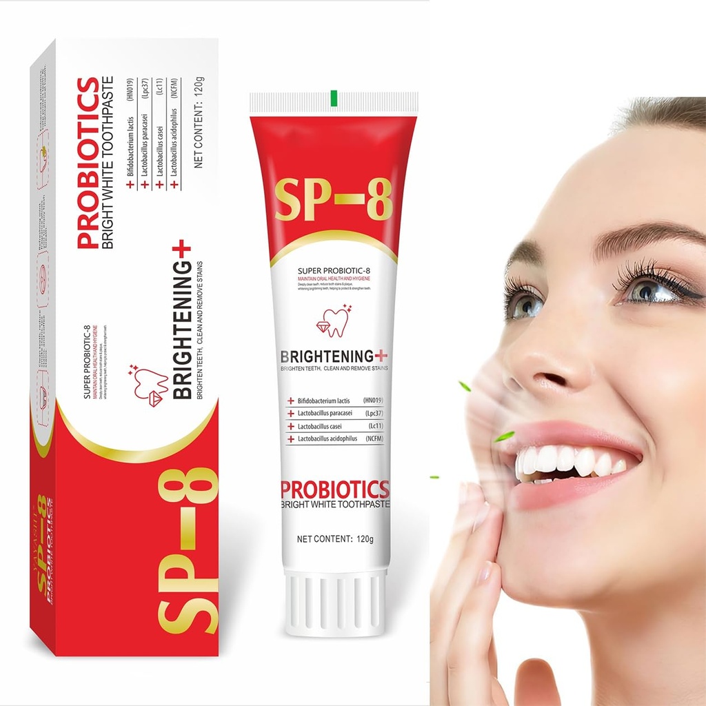 SP-8 Ultra Whitening Toothpaste,Toothpaste Sp-8 Brightening,sp-8 probiotic Toothpaste,Probi