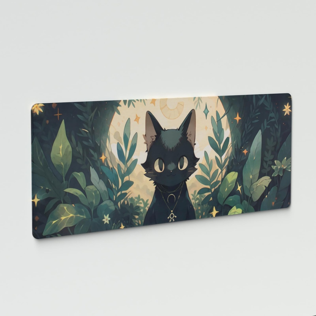 Sumgsn Gaming Mouse Pad Cute Cat Large Mouse Mat Rubber Material Non-slip Used for Computer