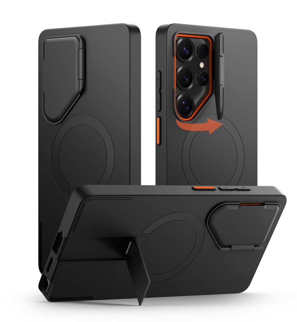 SURITCH Magnetic Case Compatible with Samsung Galaxy S25 Ultra, with Camera Cover