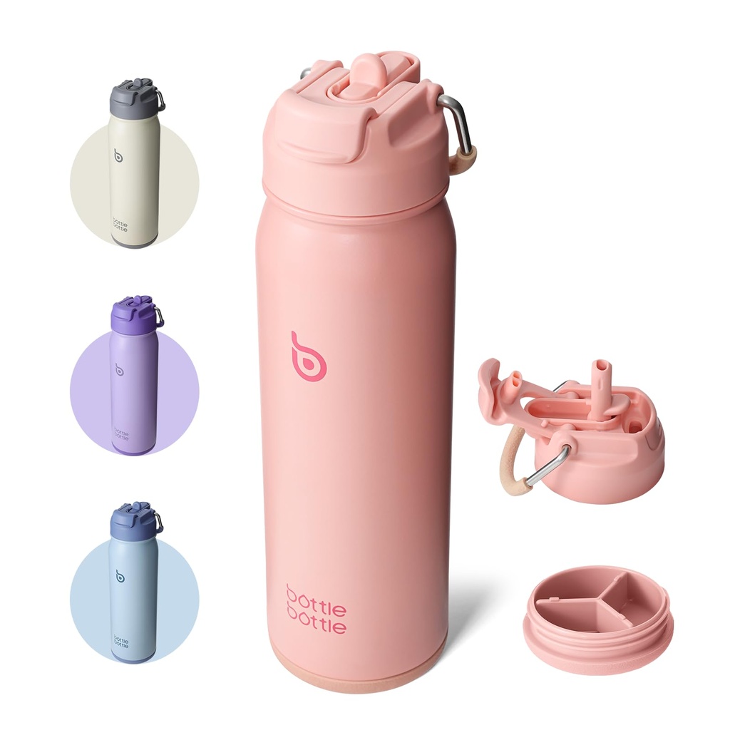 BOTTLE BOTTLE Insulated Water Bottle Stainless Steel 700ml 24oz Bike Water Bottle