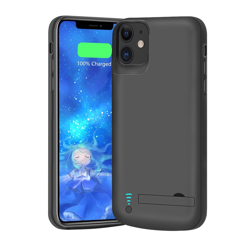 BAHOND Battery Case for iPhone 11, 6000mAh Rechargeable Extended Battery Charging Charger C
