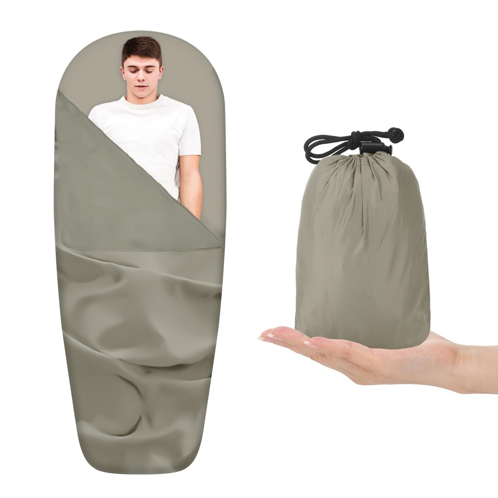 Yimomoyi Ultralight Sleeping Bag Liner Hut Sleeping Bag, 210x83cm Soft sleeping liner, Trav