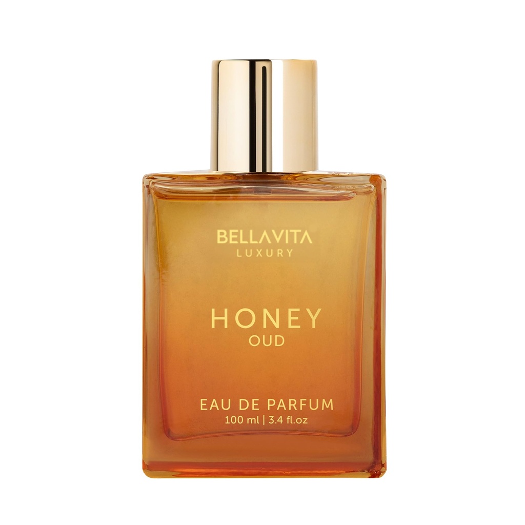 Bellavita Luxury Honey Oud Eau de Parfum | 100 ml (3.4 fl.oz.) | Perfume for Men and Women |