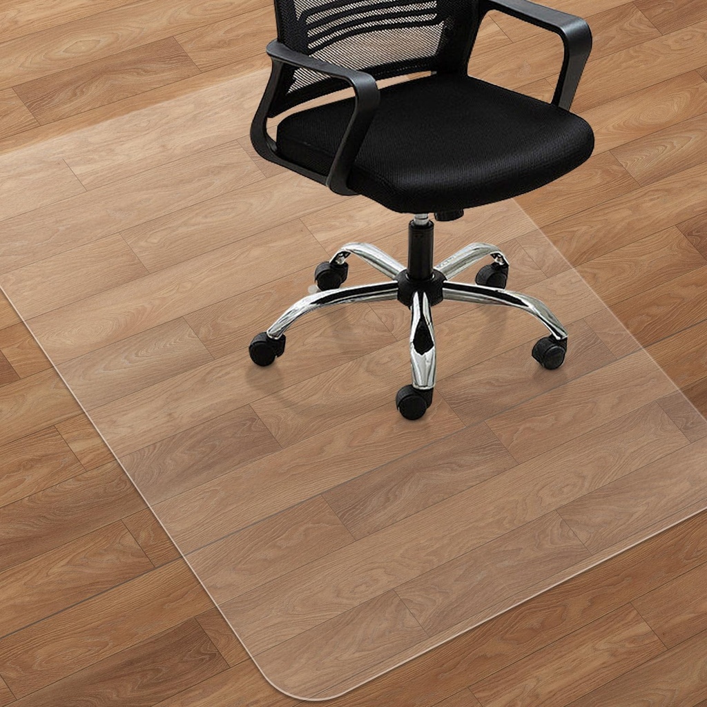 SHAREWIN Office Chair Mat for Hard Wood Floors, 120x75 cm Heavy Duty Anti-Slip Hardwood