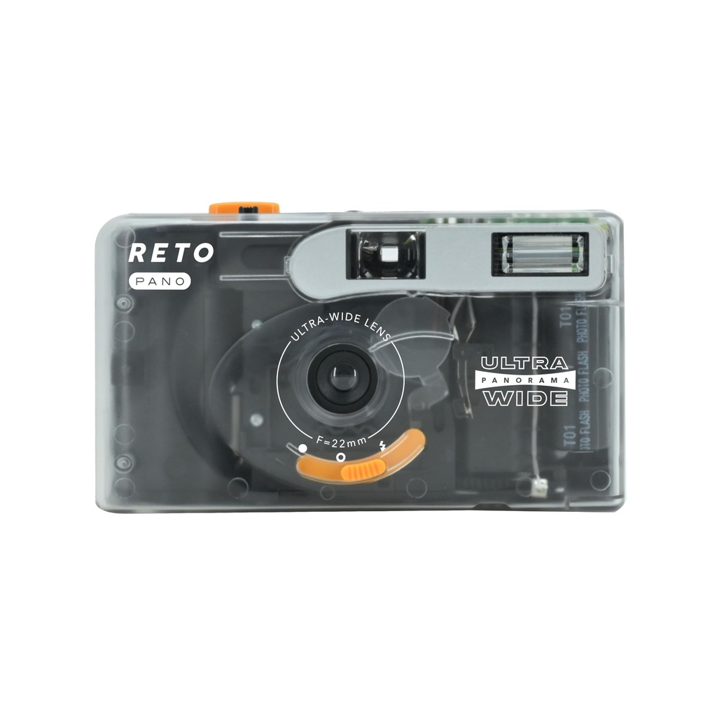 RETO PANO 35mm Film Camera - 22mm Wide Lens, Panorama, Easy Switch, Cinematic Modes, Lens Co