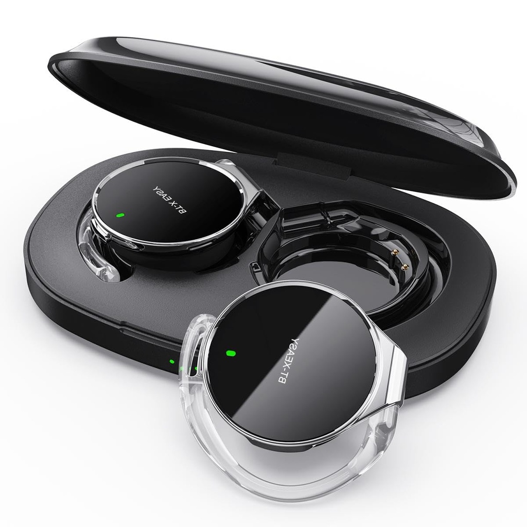 On Ear Headphones Bluetooth 5.4, Noise Cancelling Open Ear Headphones Wireless, Water-Drop S