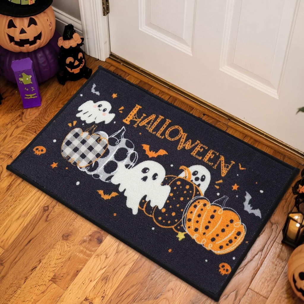COSY HOMEER Halloween Festival Decor Doormat Indoor, 76x43 cm Nonslip Welcome Doormatts for