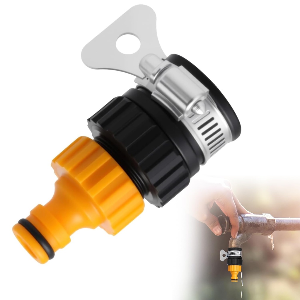 Rakiuty Hose Tap Connector,14-17mm Mixer Tap Hose Connector