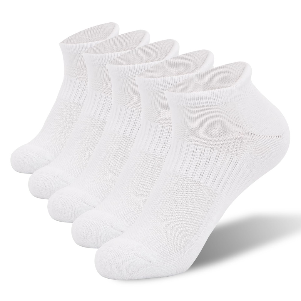Kodal Low Cut Ankle Socks Copper Added, Thick Cushioned for Running and Sports, Breathable C