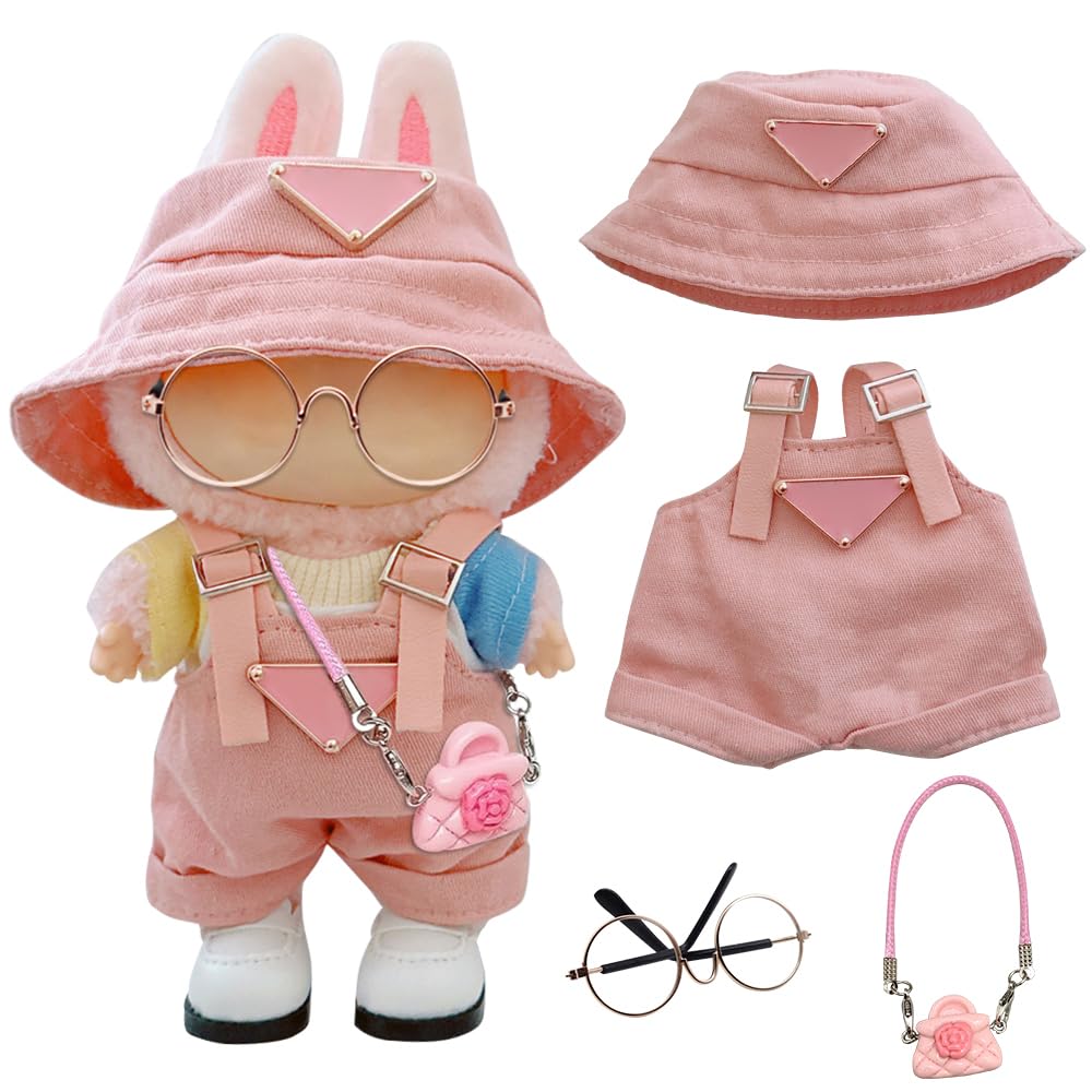 4 Pcs 17cm Doll Clothes Set, Outfit Set for 17cm Dolls, Doll Clothes for 17cm Dolls Accesso