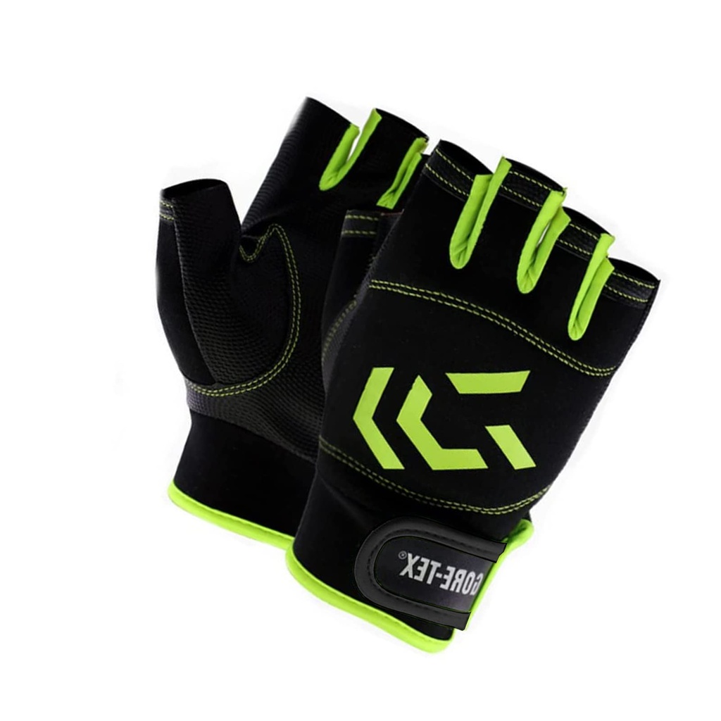 YanHLQJY Fishing Gloves - Sunscreen Fingerless Half Finger Gloves for Men and Women - Fishin
