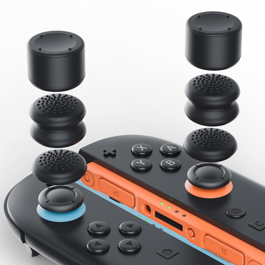 Gorixer 6PS Thumb Grip Caps for Nintendo Switch 2,Silicone Analog joystick Caps Cover for X