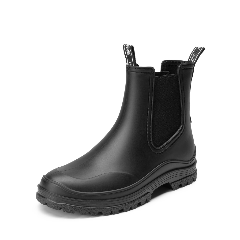 DREAM PAIRS Women Wellington Boots, Comfortable Chelsea Rain Boots for Hiking, Yard Work, Mu